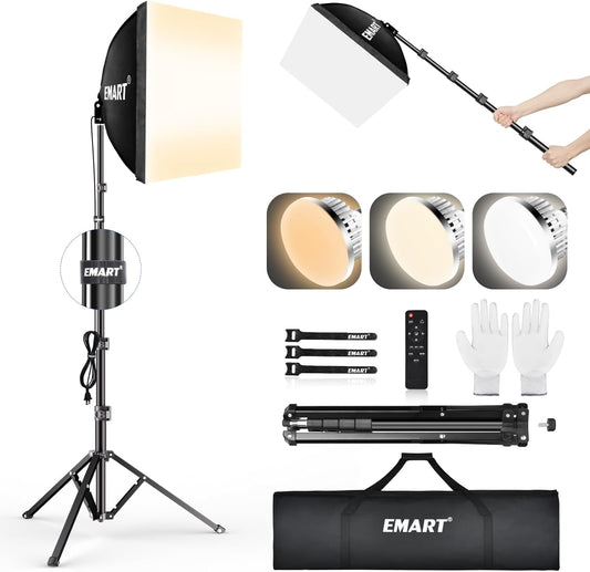 EMART Softbox Lighting Kit 16X16 Soft Box Review: A Photographer's Perspective