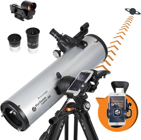 CELESTRON StarSense Explorer DX 130AZ Smartphone App-Enabled Telescope Review and Insights