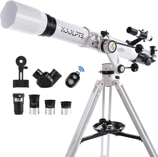 Koolpe Telescope 90mm Aperture 900mm AZ Mount for Pros