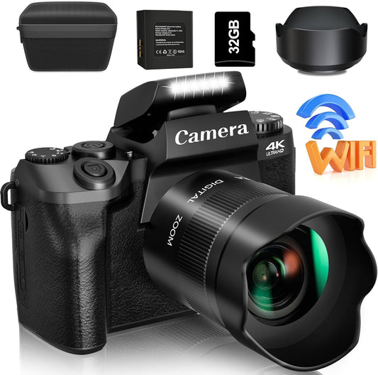 Saneen Digital Camera 4k Cameras for Photography and Video Review for Professionals