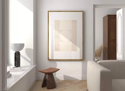 Asymmetrical Wall Art Minimal: Eclectic and Balanced Art Displays