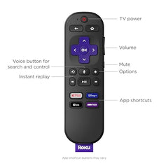 Roku 40" Select Series 1080p Full HD Smart RokuTV with Voice Remote, Bright Picture, Customizable Home Screen, and Free TV