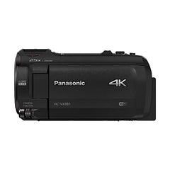 Panasonic 4K Ultra HD Video Camera Camcorder HC-VX981K, 20X Optical Zoom, 1/2.3-Inch BSI Sensor, HDR Capture, Wi-Fi Smartphone Multi Scene Video Capture (Black)