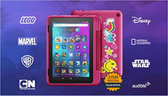 Amazon Fire HD 8 Kids Pro tablet- 2022, ages 6-12 | 8" HD screen, slim case for older kids, ad-free content, parental controls, 13-hr battery, 32 GB, Rainbow Universe