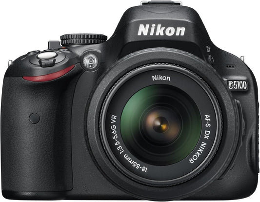 Nikon D5100 DSLR Camera with 18-55mm f/3.5-5.6 Auto Focus-S Nikkor Zoom Lens (OLD MODEL)