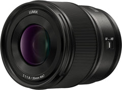 Panasonic LUMIX S Series Camera Lens, 35mm F1.8 L-Mount Interchangeable Lens for Mirrorless Full Frame Digital Cameras, S-S35 Black