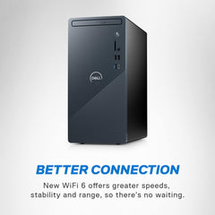 Dell Inspiron 3020 Desktop - Intel Core i7-13700, 1TB SSD + 1TB HDD, 16GB DDR4 RAM, DVD RW, Intel UHD 770 Graphics, Windows 11 Pro, 1 Year Premium Support + 6 Months Migrate - Mist Blue