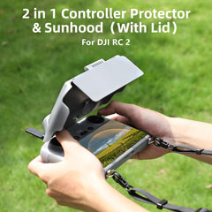 FPVtosky RC 2 Controller Sun Hood Cover for DJI Mini 4 Pro, DJI RC 2 Joysticks Protector for DJI Ari 3 Accessories, Dji Mini 4 Pro Drone Controller Screen Protection, DJI Mini 4 Pro Accessories