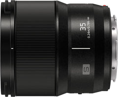 Panasonic LUMIX S Series Camera Lens, 35mm F1.8 L-Mount Interchangeable Lens for Mirrorless Full Frame Digital Cameras, S-S35 Black