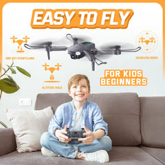 SOTAONE S400 Drone with Camera for Adults Kids, 1080P HD Foldable Mini Drones for Boys Girls, Remote Control Helicopter Toys Gifts with Auto-hovering, One Key Start, 3 Speeds, 2 Batteries, Carry Case