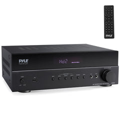 Pyle 5.2 Channel Hi-Fi Home Theater Receiver - 1000W MAX Wireless BT Surround Sound Stereo Amplifier System with 4k Ultra HD Support, MP3/USB/DAC/FM Radio, Ideal for Immersive Home Audio Experience