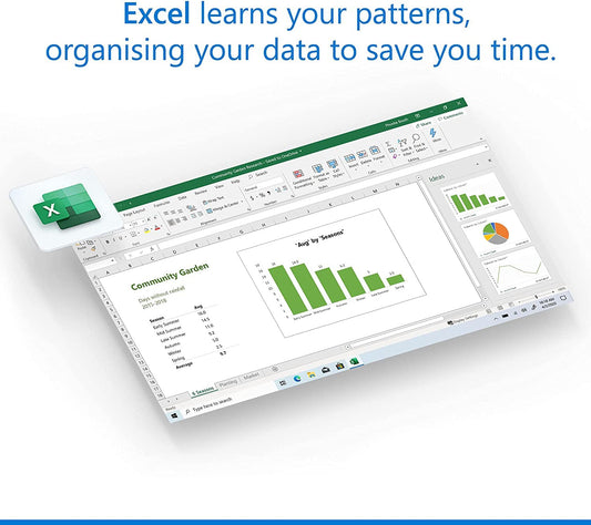 Microsoft Office Home & Student 2021 | Classic Apps: Word, Excel, PowerPoint | One-Time purchase for 1 PC/MAC | Instant Download