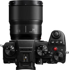 Panasonic LUMIX S Series Camera Lens, 35mm F1.8 L-Mount Interchangeable Lens for Mirrorless Full Frame Digital Cameras, S-S35 Black