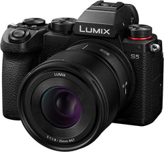 Panasonic LUMIX S Series Camera Lens, 35mm F1.8 L-Mount Interchangeable Lens for Mirrorless Full Frame Digital Cameras, S-S35 Black